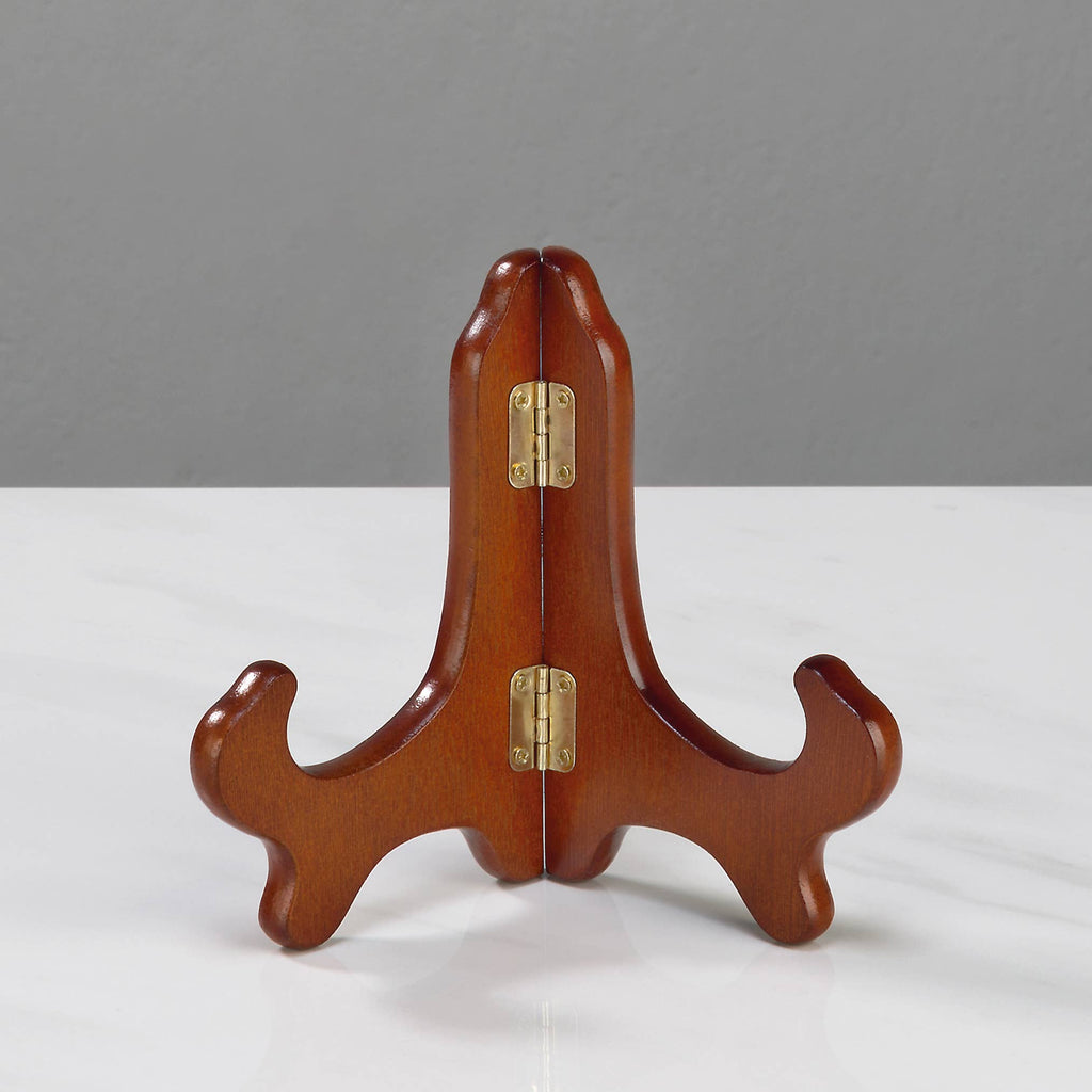 Wooden Easels (Basic Packaging = UPC tag only): Walnut / 7"