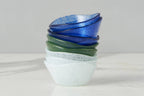 Glass Dipping Bowls, Set of 4, Spruce Green