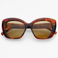 Jane Oversized Womens Acetate Sunglasses   : Brown Tortoise