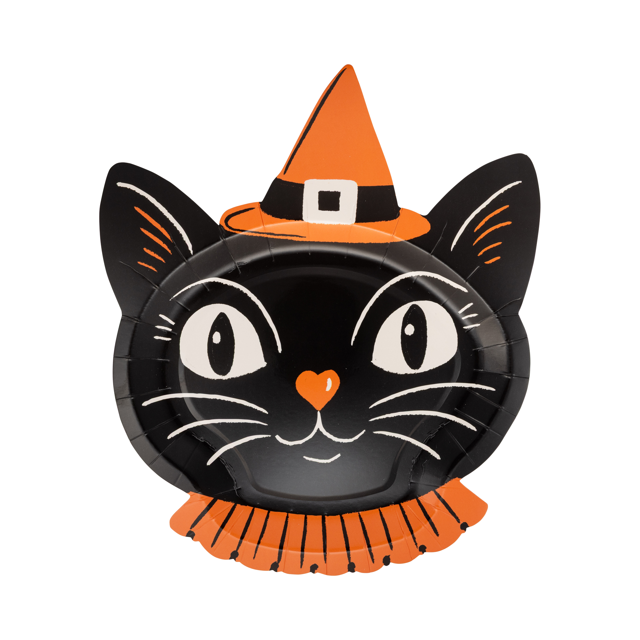 VHP1342 - Vintage Witchy Cat Plate