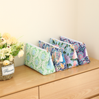 Floral Canvas Cosmetic Case Toiletry Bag Makeup Bag: Twilight Garden