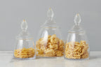 Glass Teardrop Jar, Lid, Small