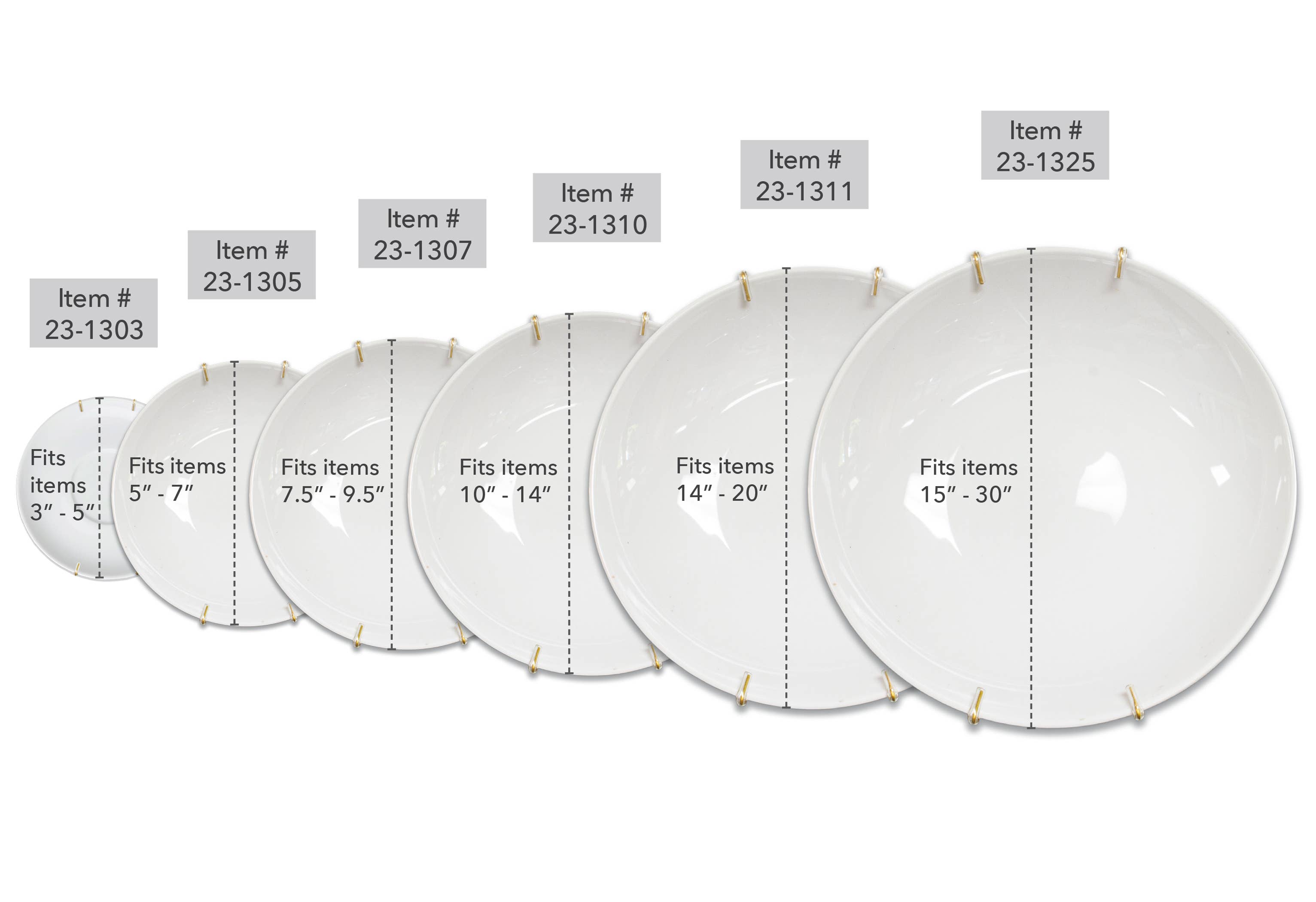Brass Plate Wires: 7.5"-9.5"