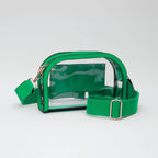 Game Day Stadium Clear Crossbody Bag: Gold