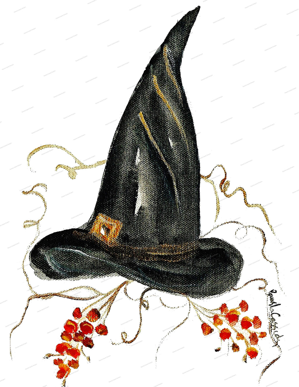 Witch Hat Kitchen Towel