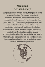 Gathering Place Wood Decor - Made by Survivors: Natural