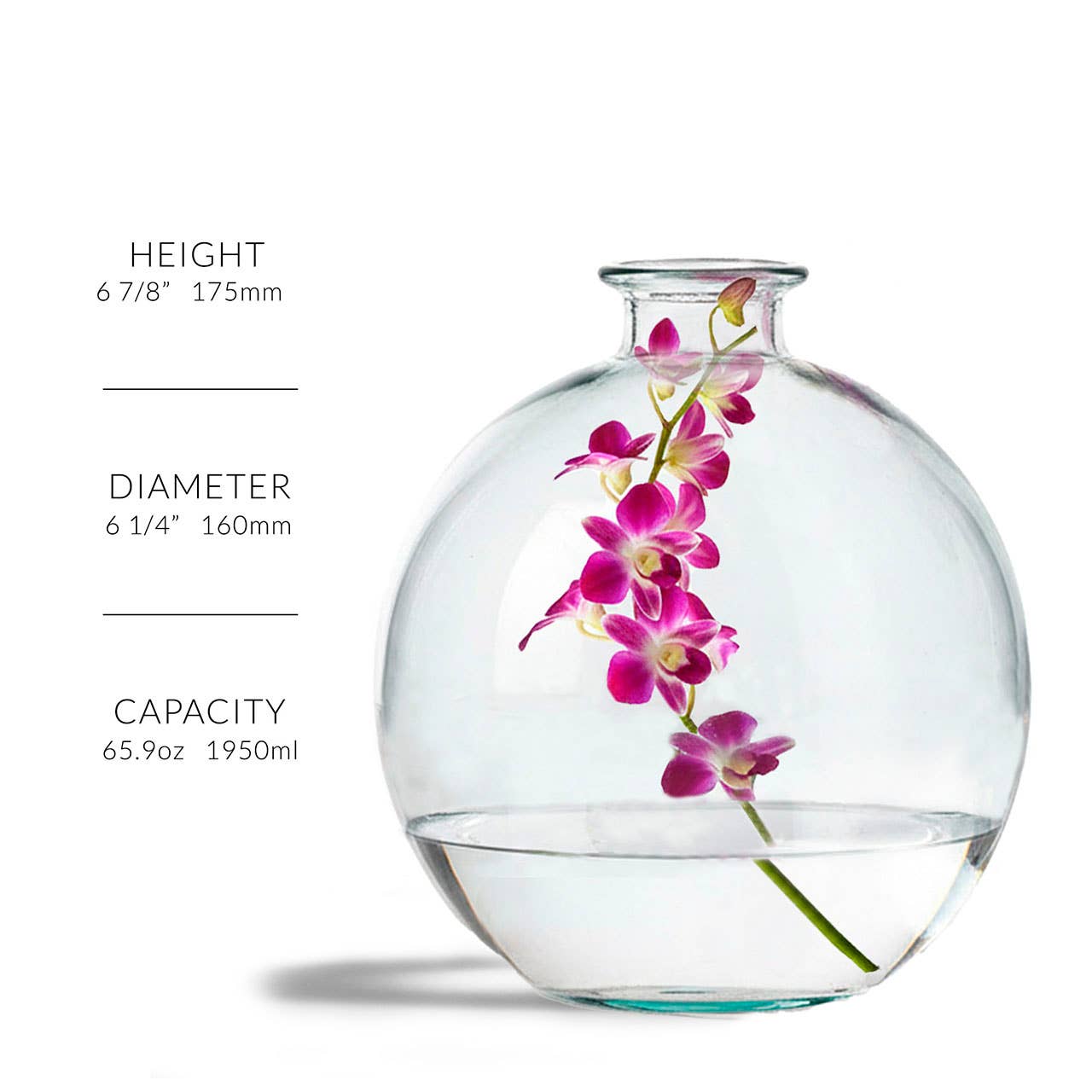 Globe Vase, 7"