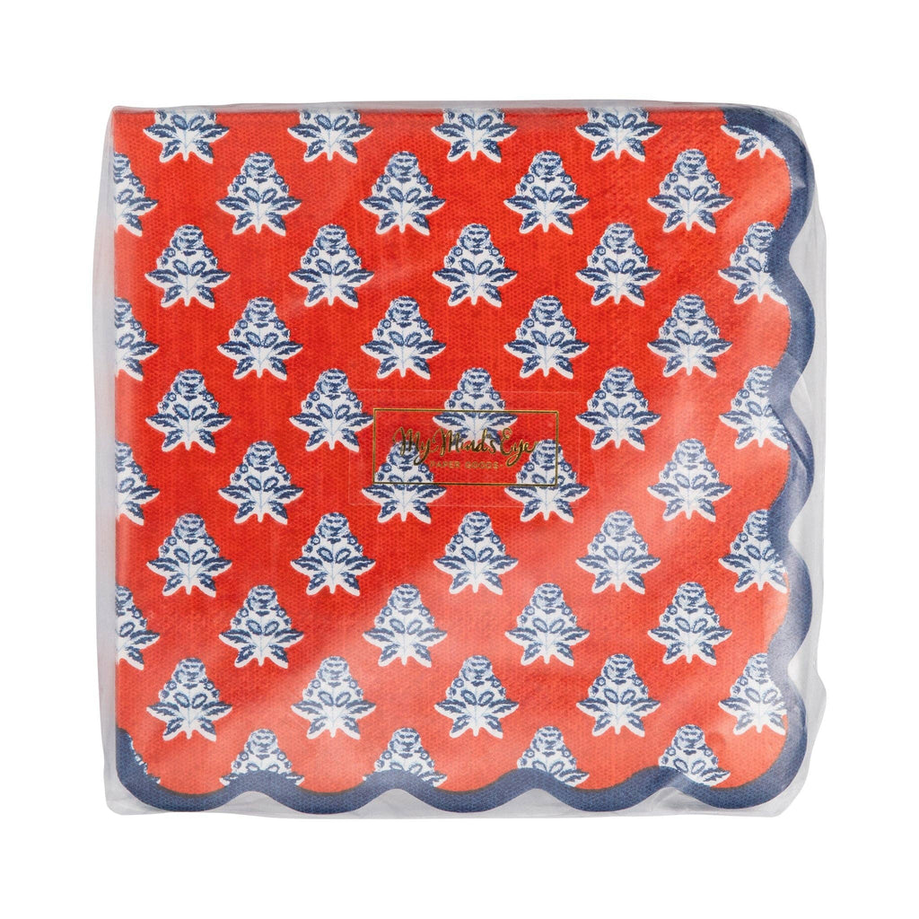 HAM1239 - Floral Paper Cocktail Napkin