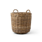 Rattan Round Basket: Medium - 15" H