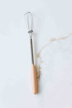 Vintage Mini Whisk with Wood Handle: YW - S