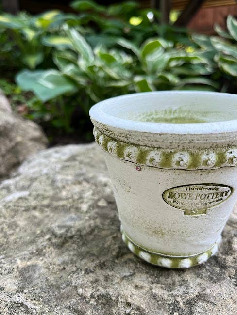 Long Tom Garden Pot Blue 8"