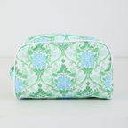 Canvas Cosmetic Case Makeup Bag: Heirloom Garden