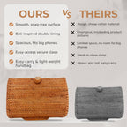 Bali Envelope Rattan Clutch
