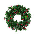 Holly Berry Wreath 24 Inch
