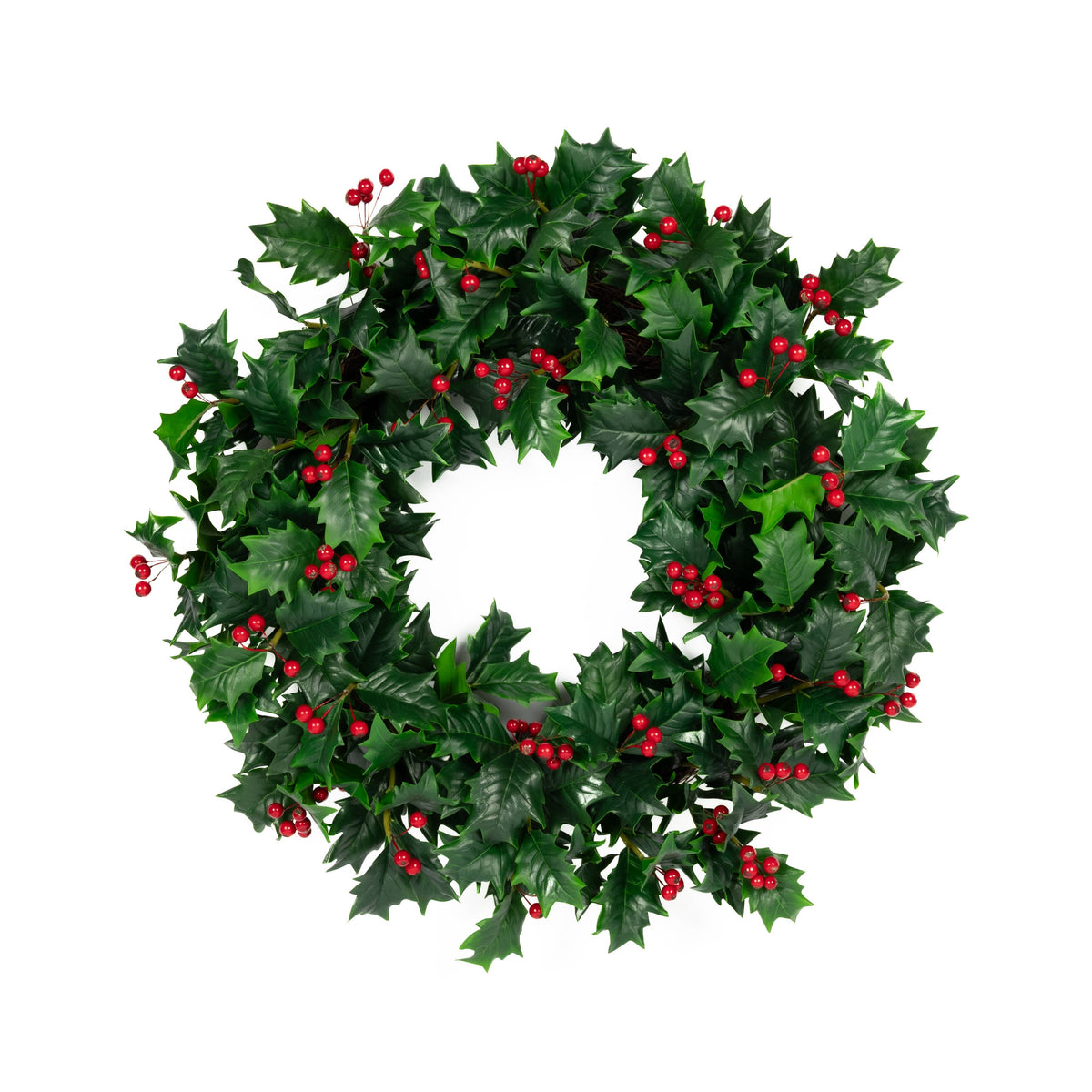 Holly Berry Wreath 24 Inch