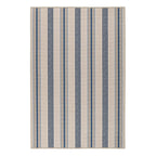 Nimes Ticking Machine Washable Rug | Neutral: 2' x 3'