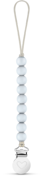 Lulababe Pacifier Clip: Sky Blue