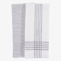 KAF Home Monaco Slubbed Kitchen Tea Towel - 18" x 28": Frost Gray