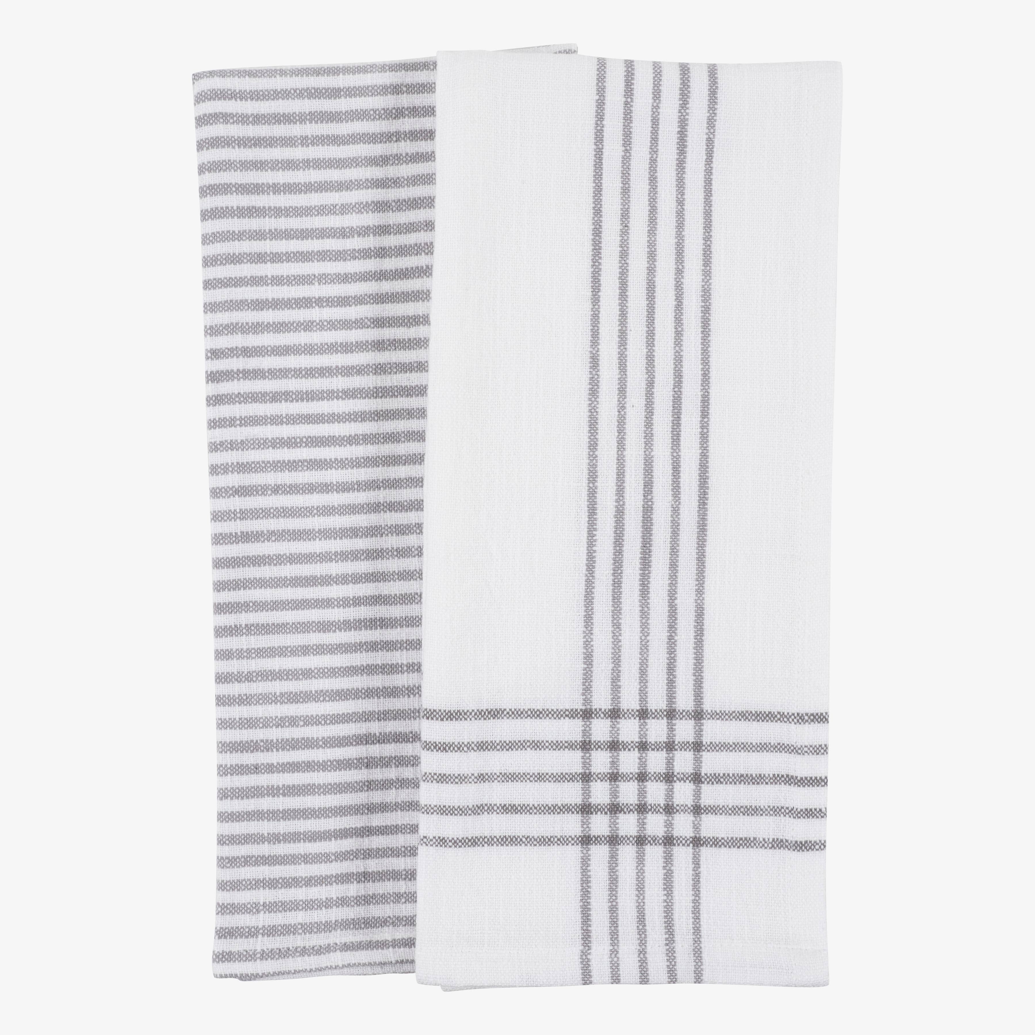 KAF Home Monaco Slubbed Kitchen Tea Towel - 18" x 28": Dutch Blue