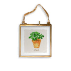 Basil: Keep Words / Dishtowel