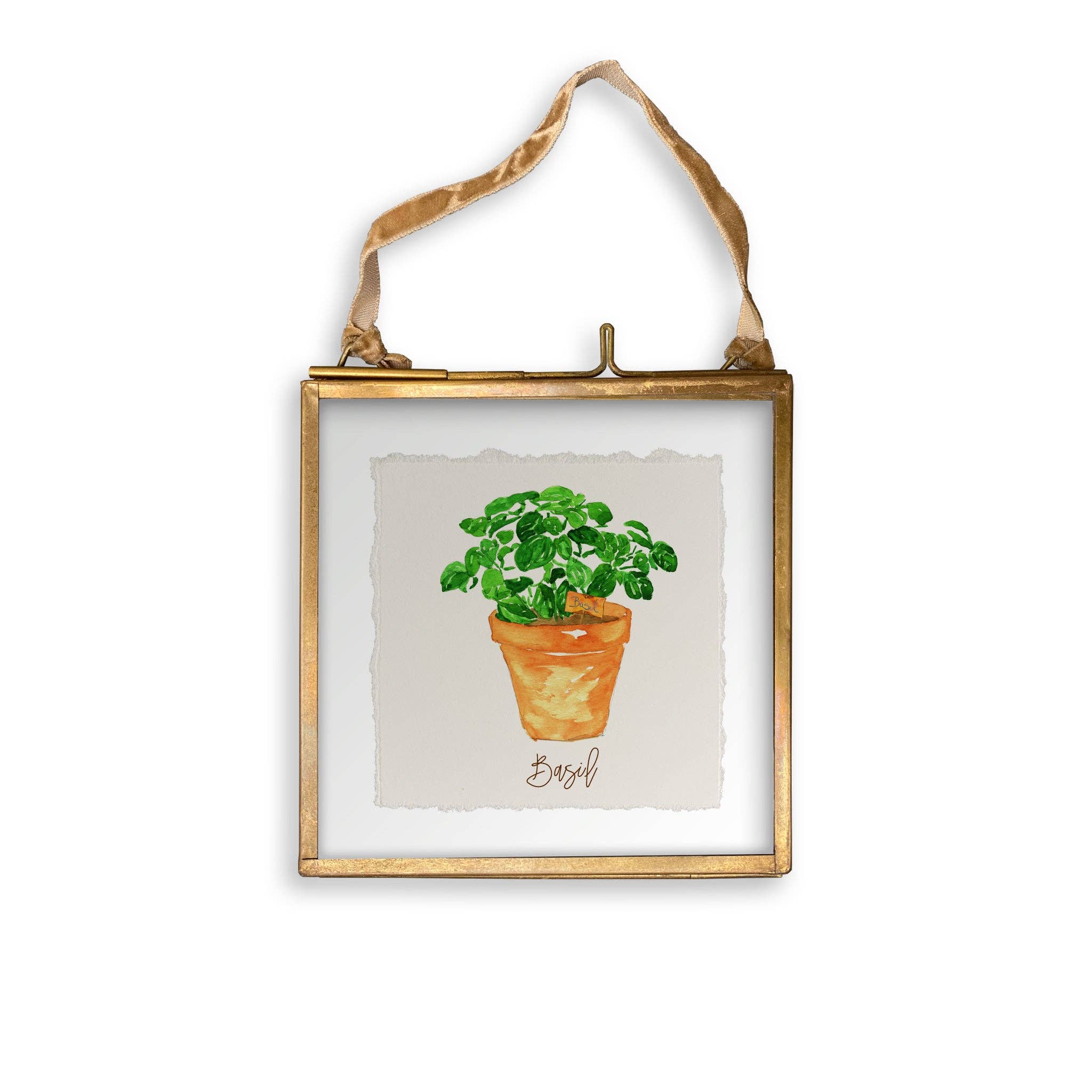 Basil: Keep Words / Dishtowel