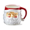 Vintage Santa Mug Multi Earthenware Christmas