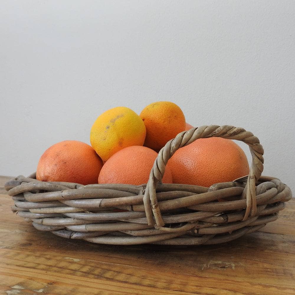 Rattan Round Tray: Medium - 17" D