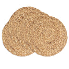 Handwoven Water Hyacinth Placemat: Natural / 15"