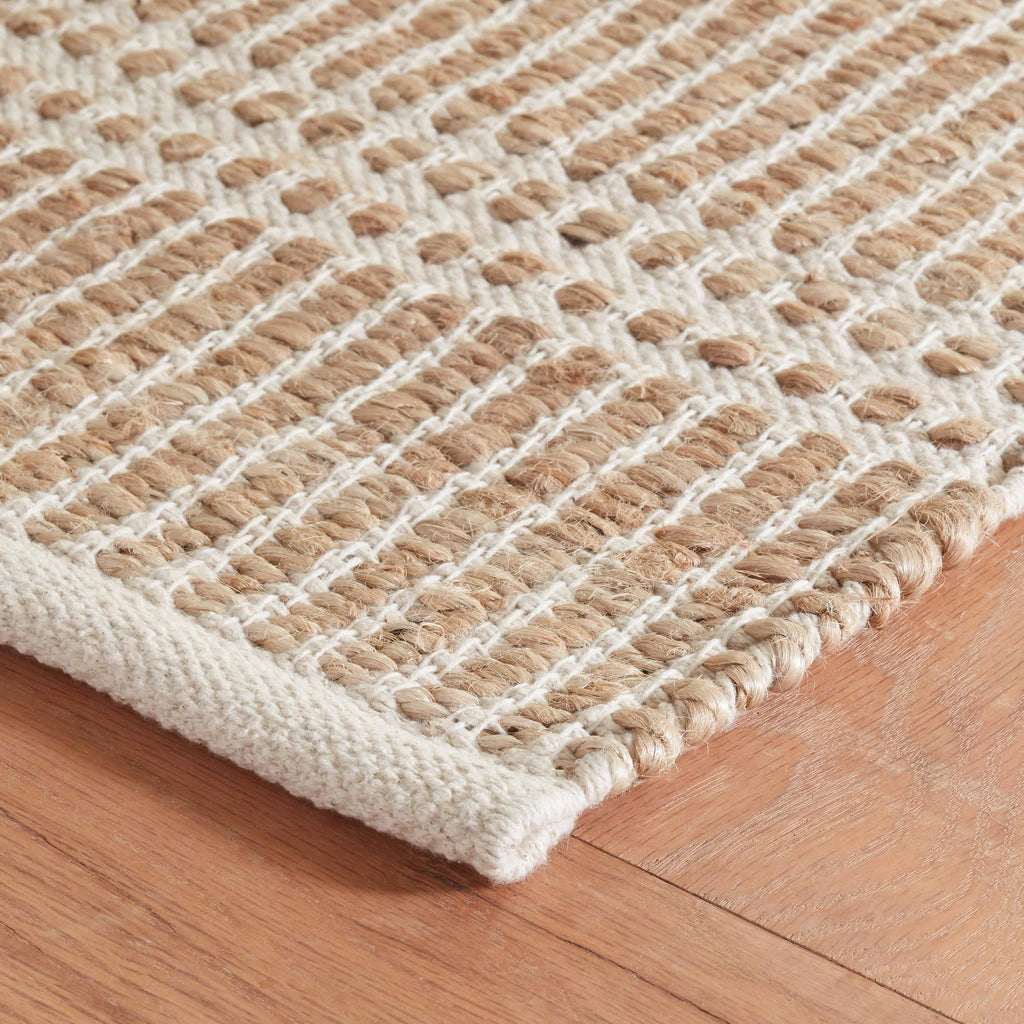 Arbor Handwoven Jute Rug | Ivory: 2' x 3'