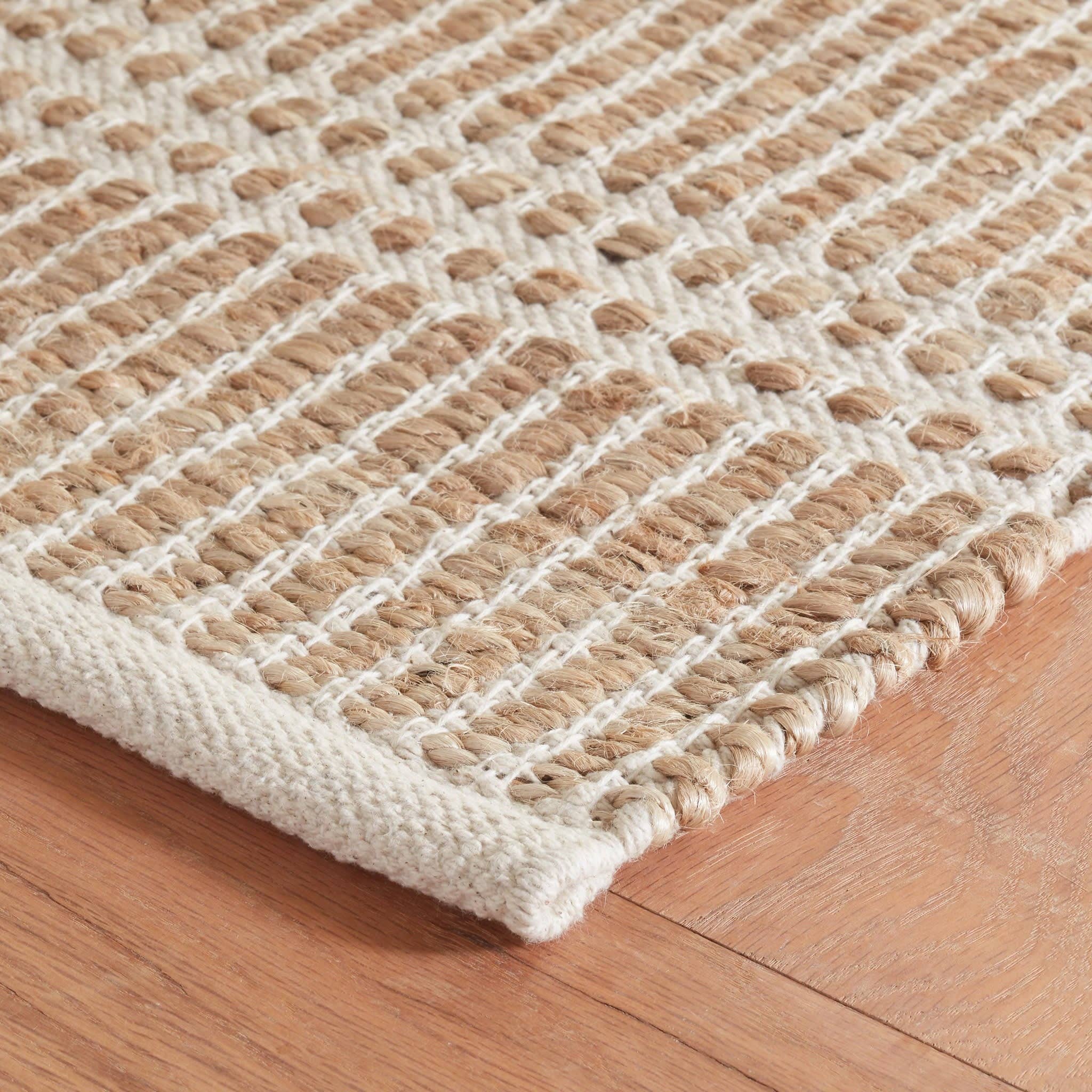 Arbor Handwoven Jute Rug | Ivory: 2' 6" x 8'