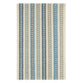 Long Slade Handwoven Cotton Rug | Indigo: 2' x 3'