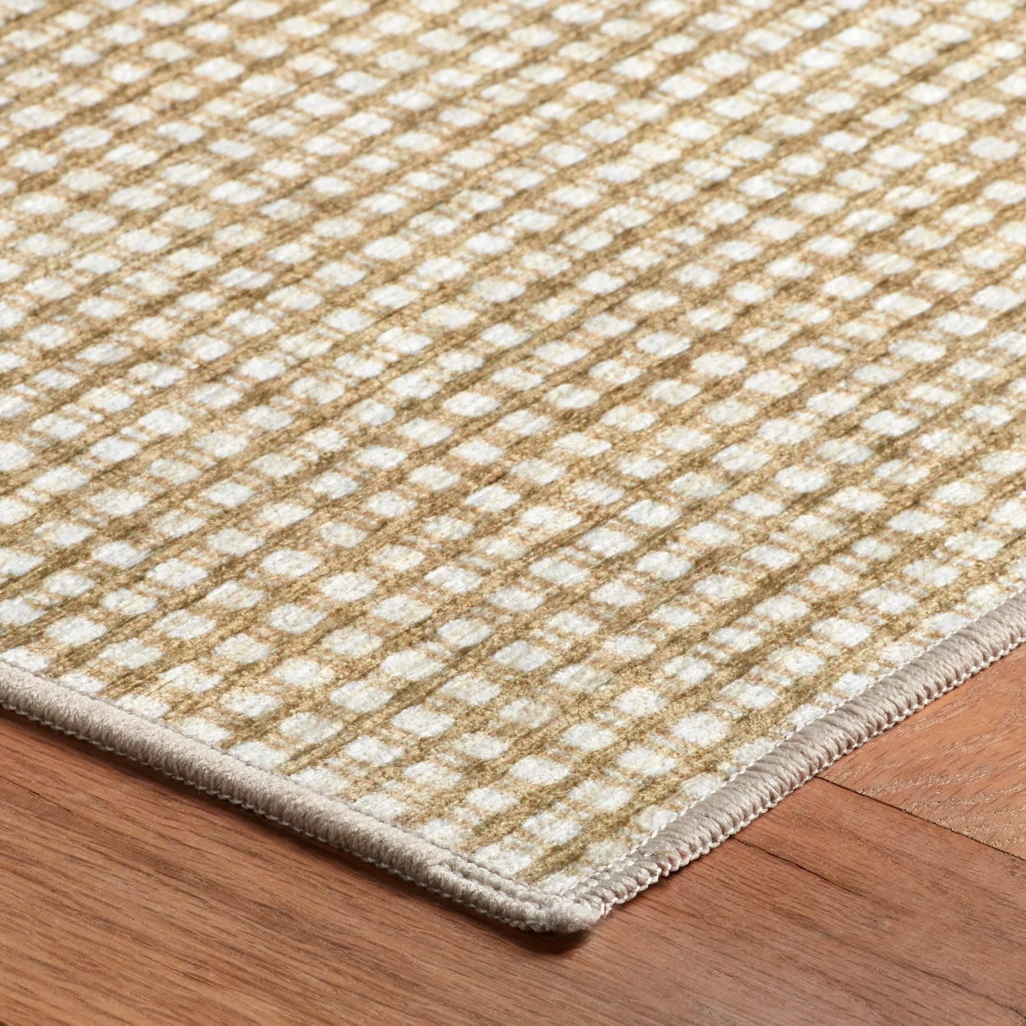 Hartley Machine Washable Rug | Natural: 2' x 3'