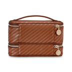 Rosewood Cognac Jenny Train Case
