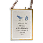 We Will Be Friends with Birds: Dishtowel