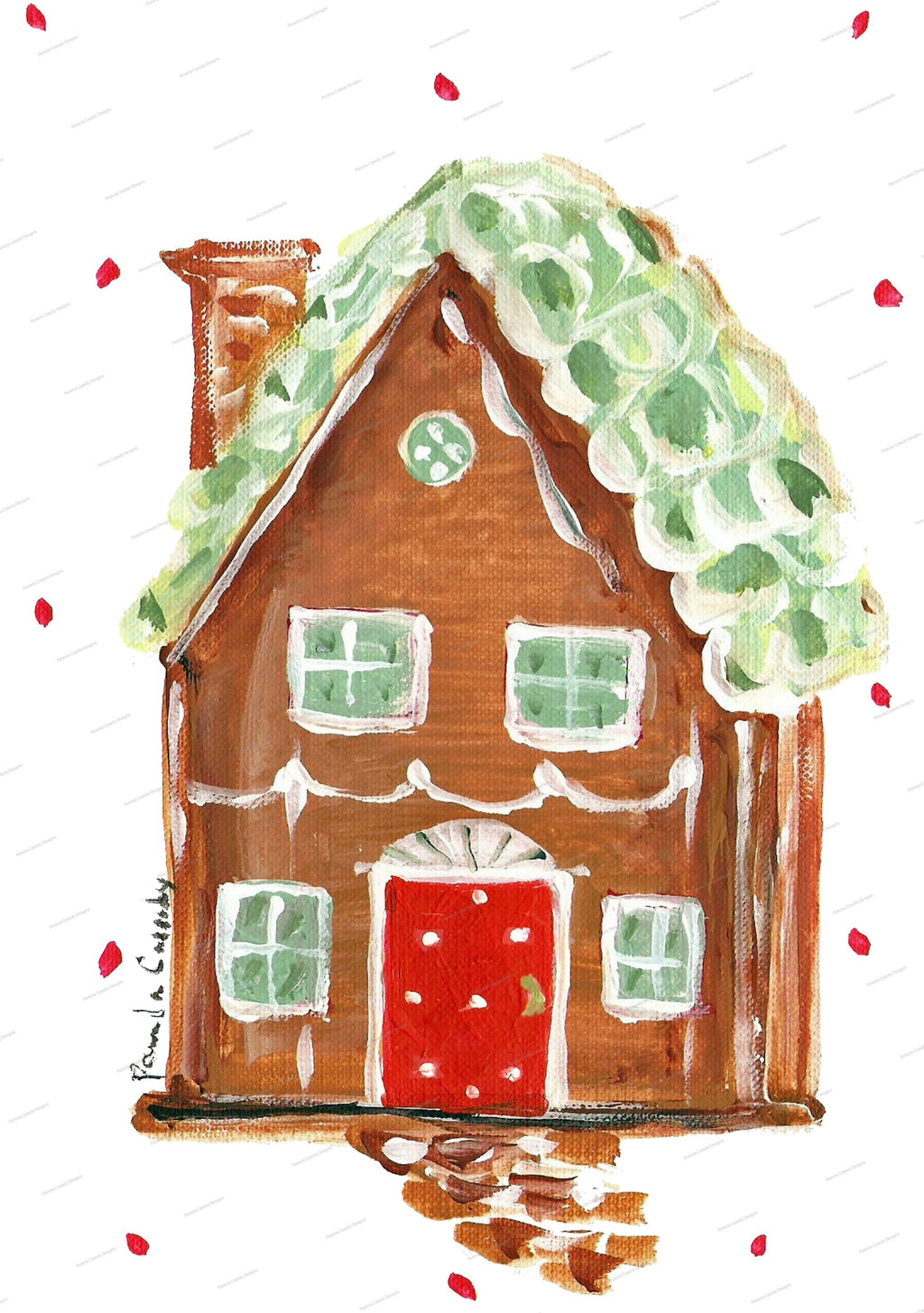 Gingerbread House Kitchen Towel
