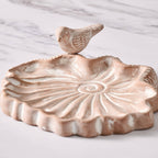 Palaka Lotus Clay Bird Feeder