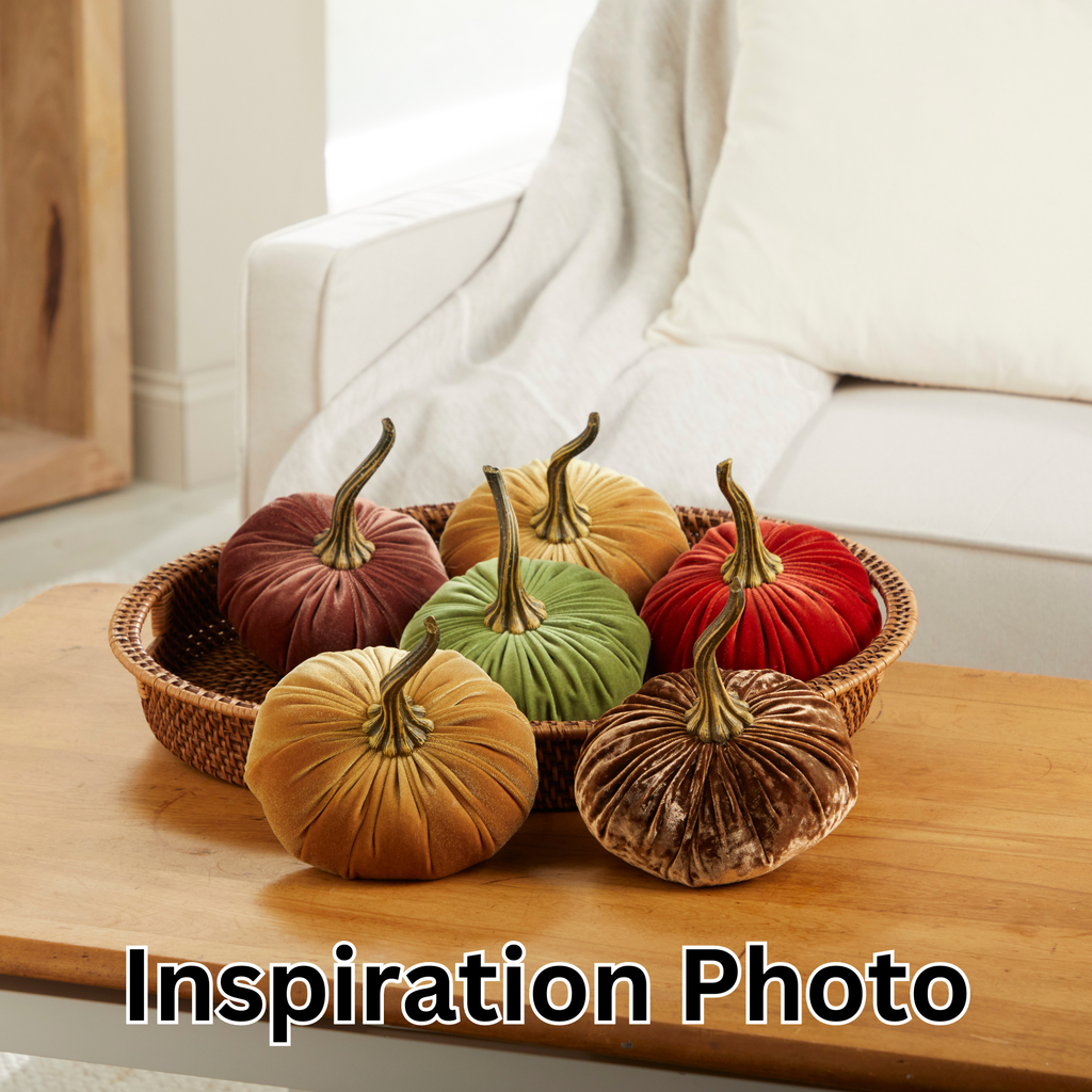Pumpkin Large Velvet,  Fern
