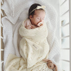 Baby Blanket - Heart: Grey