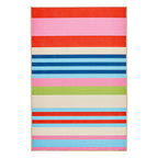 Beach Stripe Machine Washable Rug | Multi: 2' x 3'
