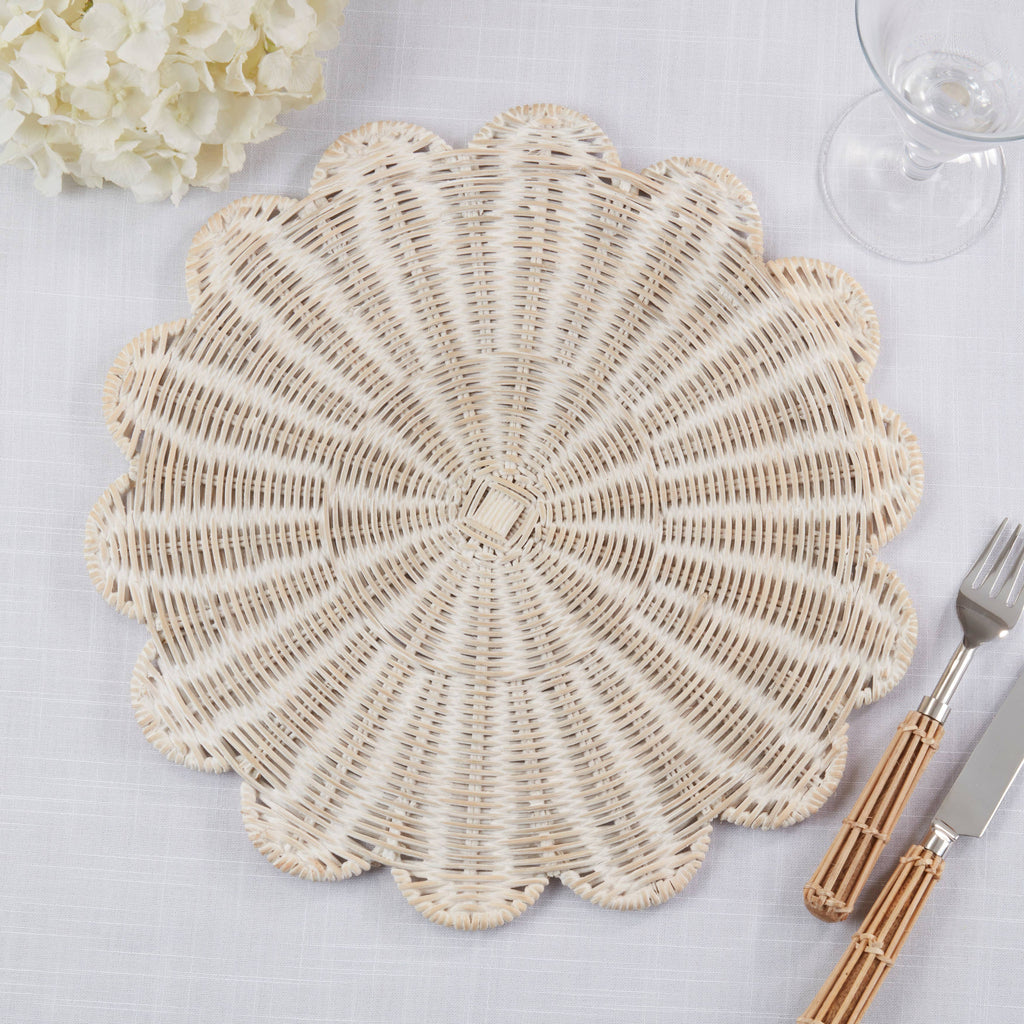 Rattan Charger Placemats: Natural / 15"