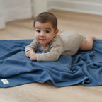 Baby Blanket: Colbalt