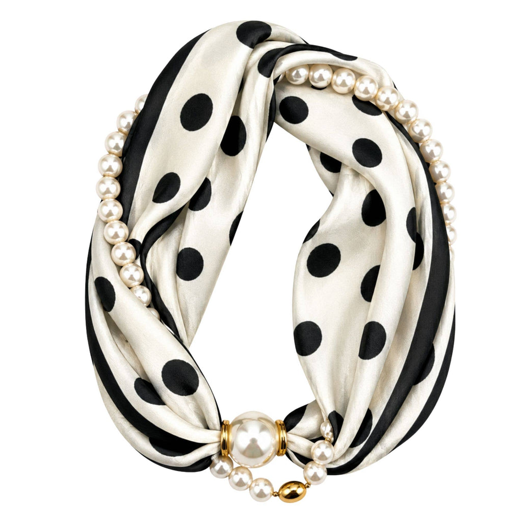 Luxe Pearl Scarf Necklace: AI