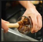 Bamboo Glassware Scrub Brush | Kitchen Cleaning Bestseller: Straight Brush