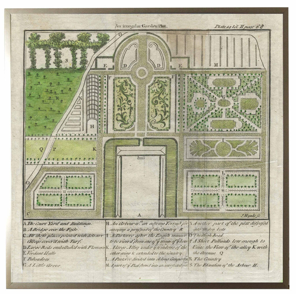 Garden Plot D: Silver frame