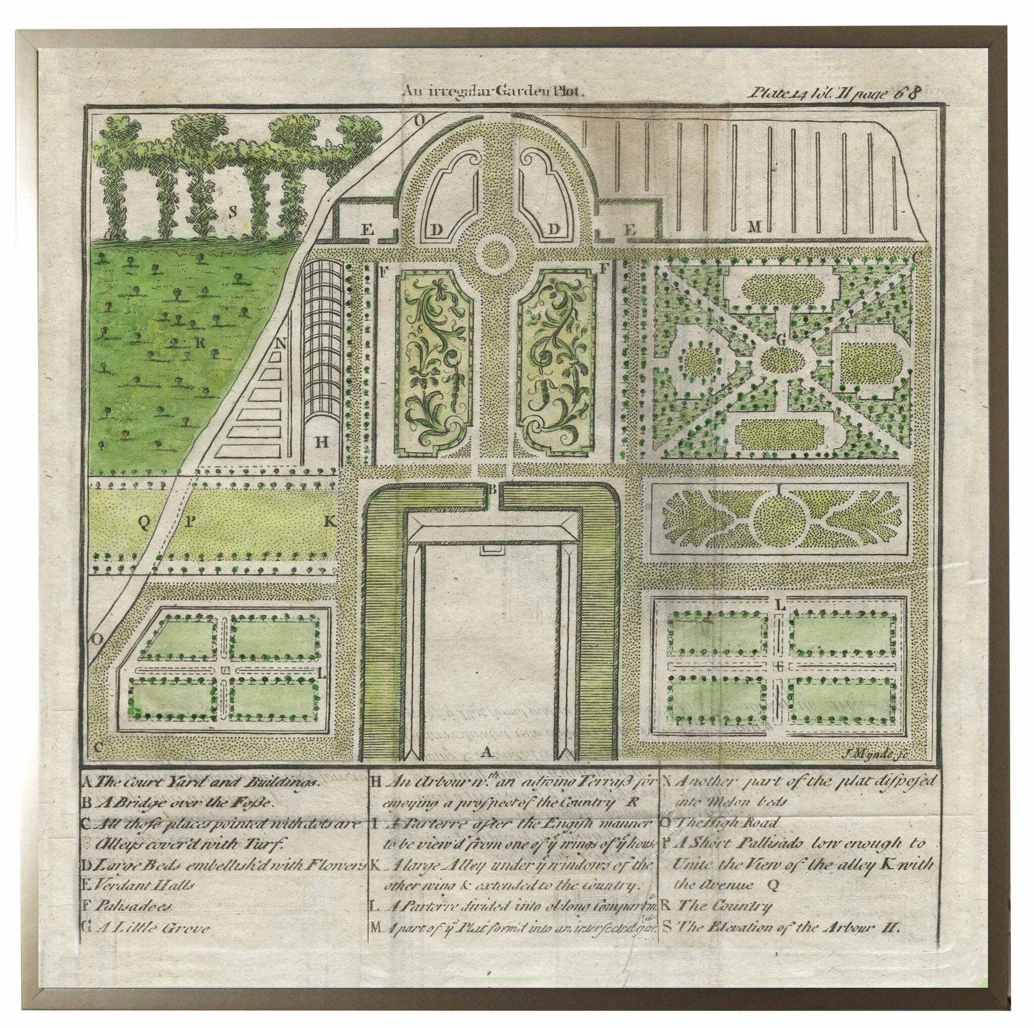 Garden Plot D: Silver frame