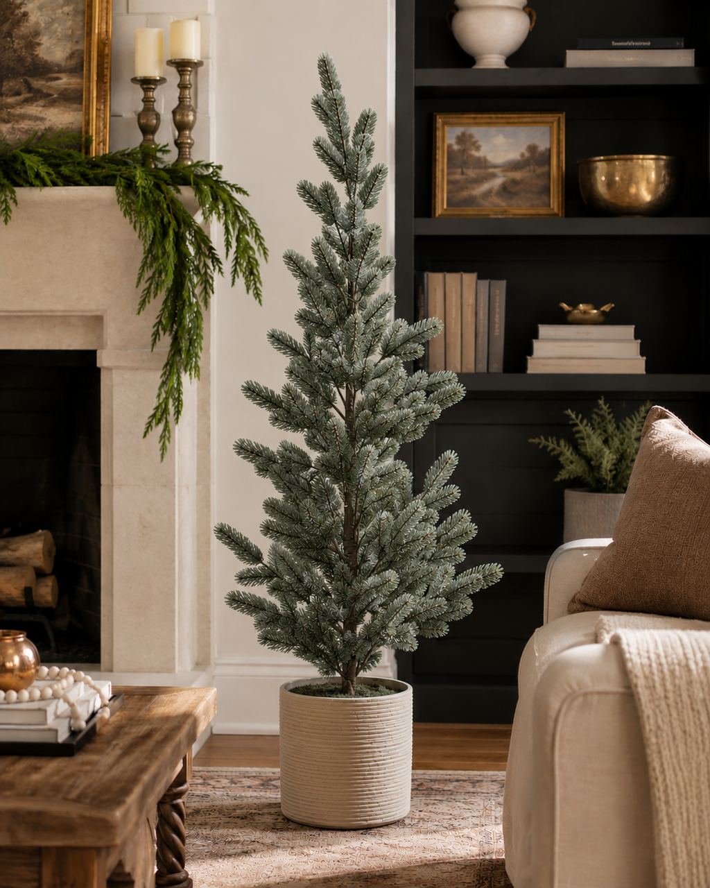 Real Touch Wild Spruce Potted Tree 48''