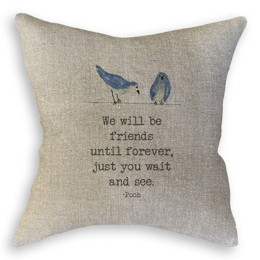 We Will Be Friends with Birds: Dishtowel