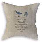 We Will Be Friends with Birds: Dishtowel