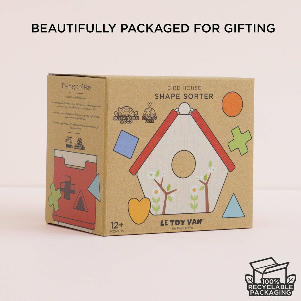 Woodland Bird House Shape Sorter