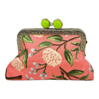 Kiki & Syds ON THE GO Credit Card Clutch - PEONY Sorbet : Black